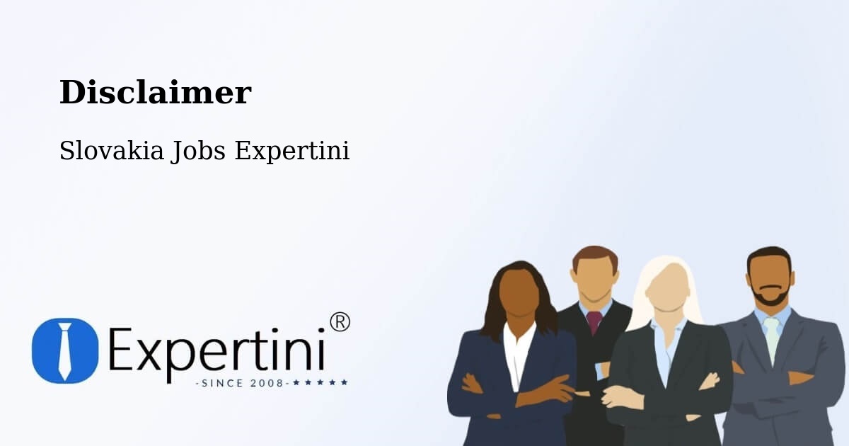 Disclaimer – Šurany - Slovakia Jobs Expertini